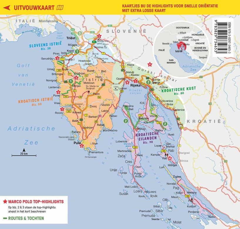 Istrië, Kroatische Kust & Eilanden MP NL - Afbeelding 2