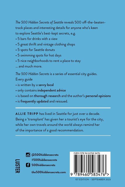 The 500 hidden secrets of Seattle - Afbeelding 2