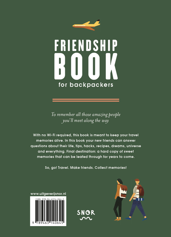 Friendship book for Backpackers - Afbeelding 2