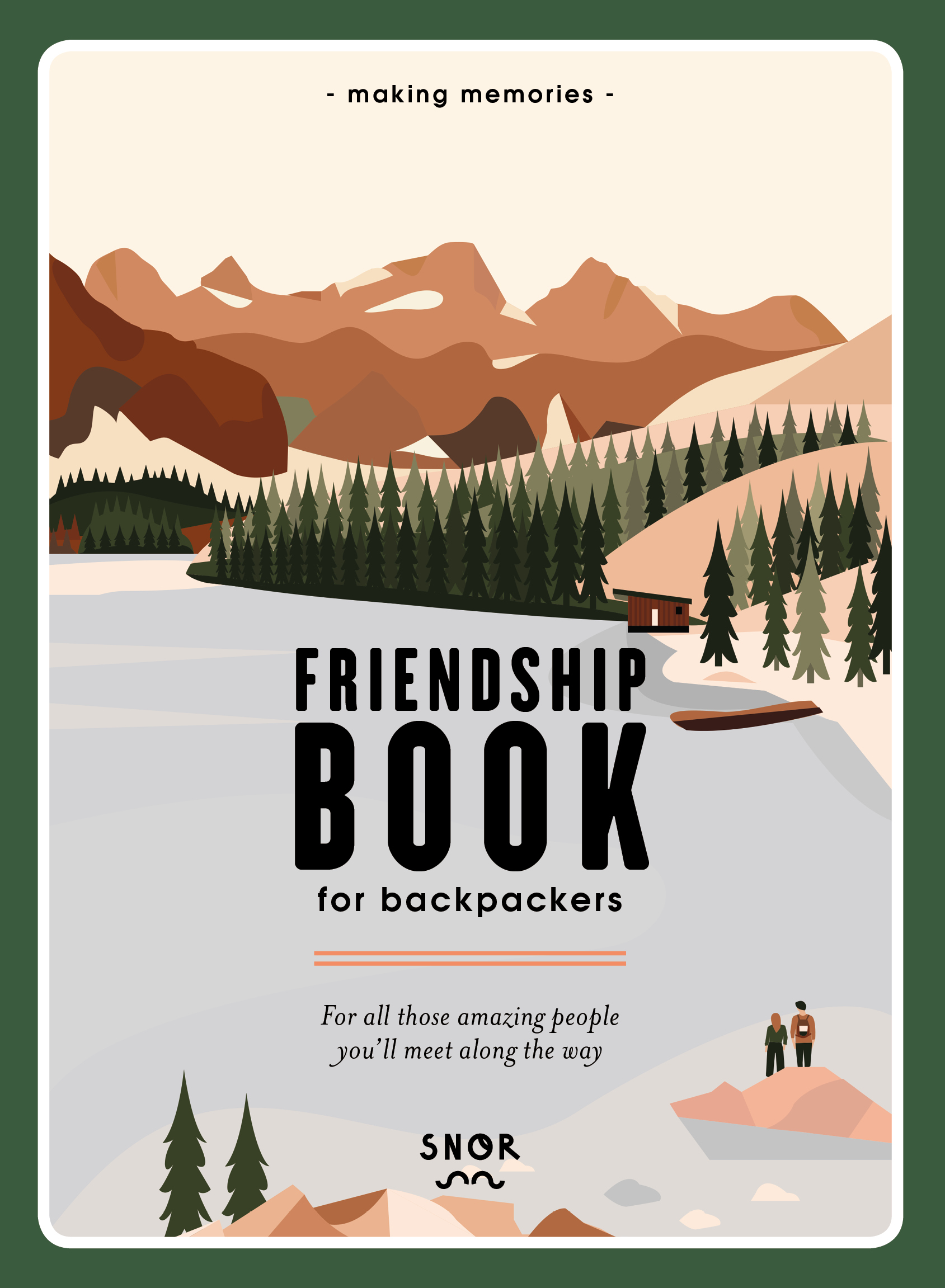 Friendship book for Backpackers